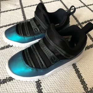 Jordan 11 Retro Little Flex PS 'Black Iridescent' 10 toddler